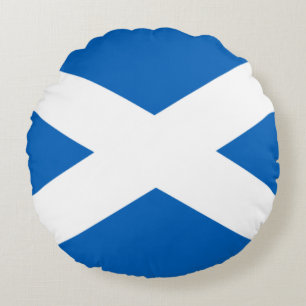 Saltire ~ Flag bij Schotland Rond Kussen