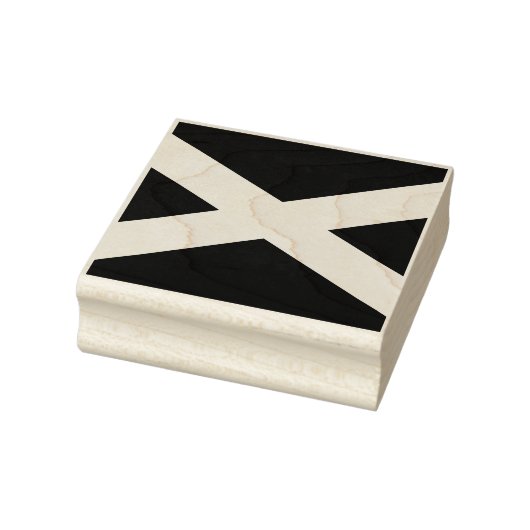 Saltire ~ Flag bij Schotland Rubberstempel (Stempel)