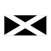 Saltire ~ Flag bij Schotland Rubberstempel (Afrduk)