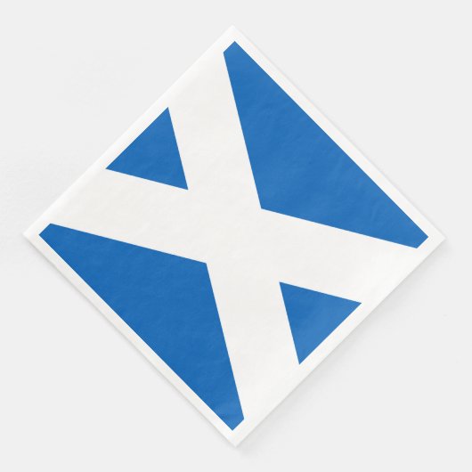 Saltire ~ Flag bij Schotland Servet (Hoek)