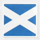 Saltire ~ Flag bij Schotland Servet (Voorkant)