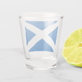 Saltire ~ Flag bij Schotland Shot Glas (Achterkant)