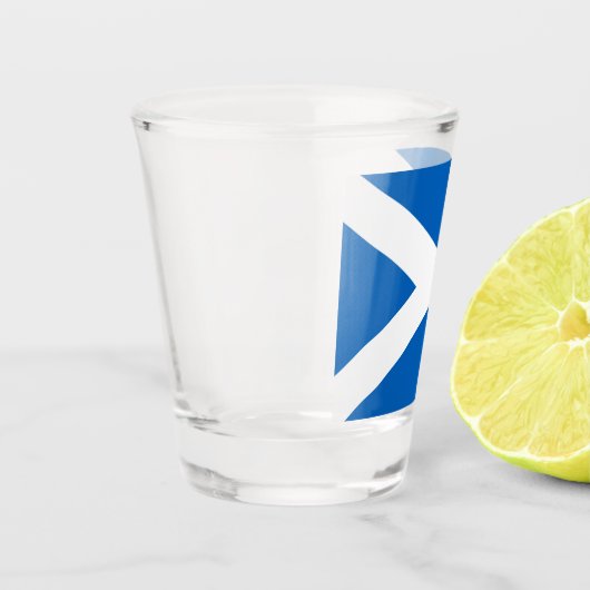 Saltire ~ Flag bij Schotland Shot Glas (Links)