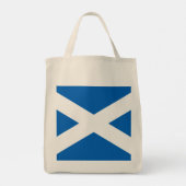 Saltire ~ Flag bij Schotland Tote Bag (Achterkant)
