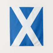 Saltire ~ Flag bij Schotland Wandkleed (Voorkant)