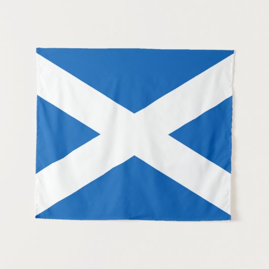 Saltire ~ Flag bij Schotland Wandkleed (Voorkant (horizontaal))