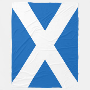 Saltire ~ Flag of Scotland Fleece Blanket