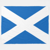 Saltire ~ Flag of Scotland Fleece Blanket (Voorkant (Horizontaal))