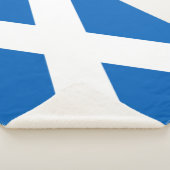 Saltire ~ Flag of Scotland Sherpa Blanket Sherpa Deken (3/4)