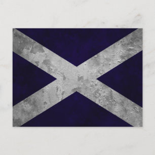 Saltire Grunge Briefkaart