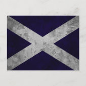 Saltire Grunge Briefkaart (Voorkant)