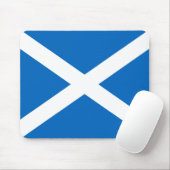 Saltire, Schotse vlag (officiële kleur) Muismat (Met muis)