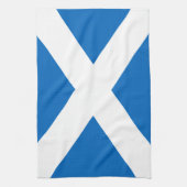Saltire, Schotse vlag (officiële kleur) Theedoek (Verticaal)