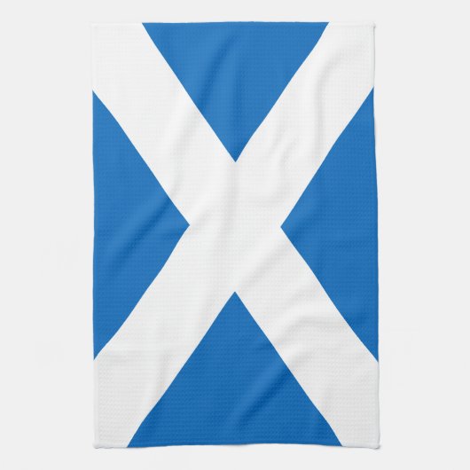 Saltire, Schotse vlag (officiële kleur) Theedoek (Verticaal)