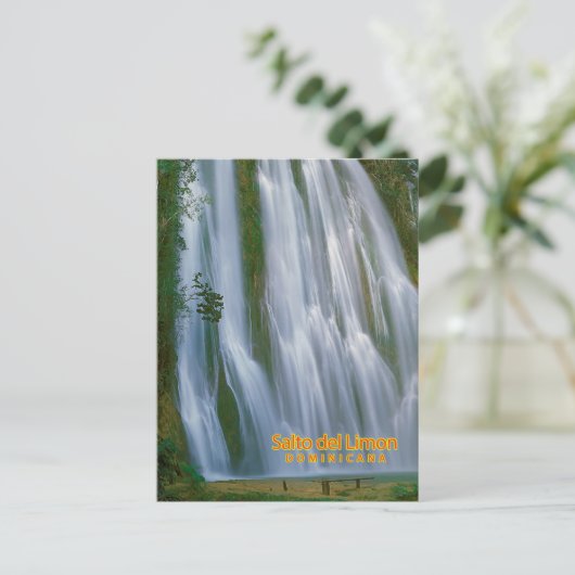 Salto del Limon Dominicana Briefkaart (Staand voorkant)