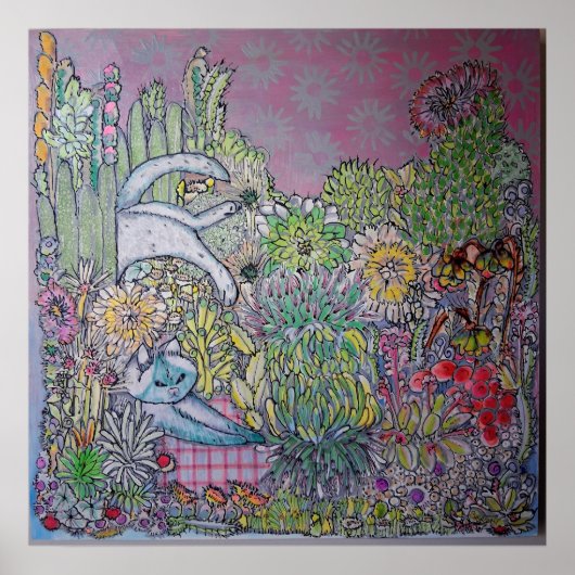 Saltomortels en Vetplanten Poster (Voorkant)