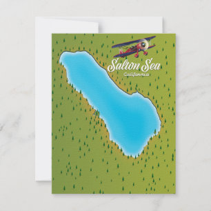 Salton Sea Californië VS kaart