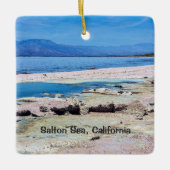 Salton Sea Keramisch Ornament (Voorkant)