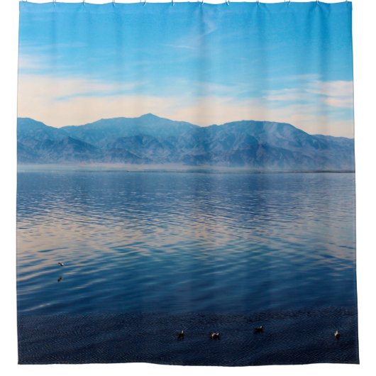Salton Sea Tranquiliteit Douchegordijn (Voorkant)