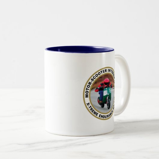 SALTON ZEE 660 X-TREME MOTOR-SCOOTER VERZEKERING TWEEKLEURIGE KOFFIEMOK (Voorkant rechts)