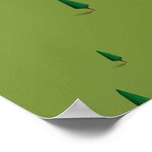 Salton Zee California, Verenigde Staten-kaart Poster (Hoek)