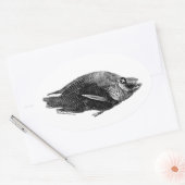 Salton Zee Dead Tilapia Ovale Sticker (Envelop)