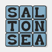 Salton Zee, Southern California Endorheic Rift Magneet (Voorkant)