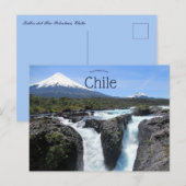Saltos del Rio Petrohué Chili Briefkaart (Voorkant / Achterkant)