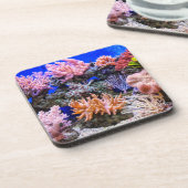 Saltwater Aquarium - Coral Reef Bier Onderzetter (Linkerzijde)