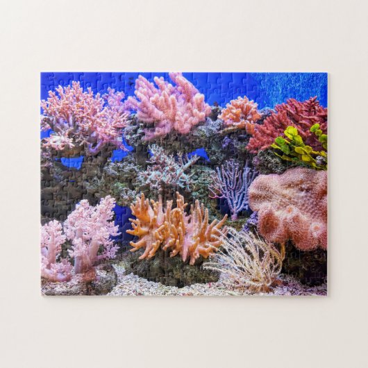 Saltwater Aquarium - Coral Reef Legpuzzel (Horizontaal)
