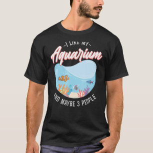 Saltwater Aquarium Fish Bowl I vind mijn aquarium T-shirt