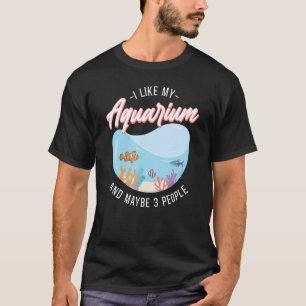 Saltwater Aquarium Fish Bowl I vind mijn aquarium T-shirt