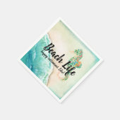 Saltwater Beach Life Seahorse Servet (Hoek)