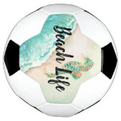 Saltwater Beach Life Seahorse Voetbal (Gedraaid)