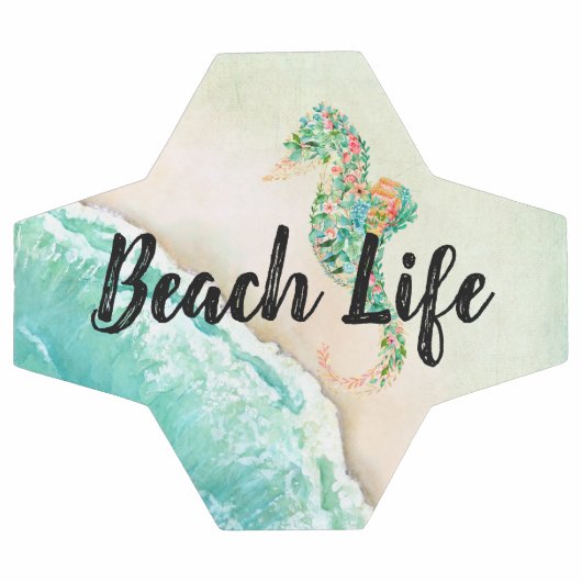 Saltwater Beach Life Seahorse Voetbal (Enkel)