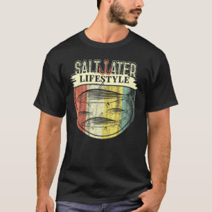 Saltwater Bonefish Vist Sport Game Fish Fishery T-shirt