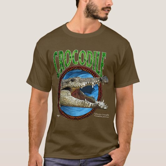 Saltwater Crocodile T Shirt (Voorkant)