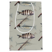 Saltwater Fisherman Vist thema Medium Cadeauzakje (Voorkant)