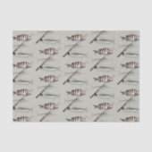 Saltwater Fisherman Vist thema Tissuepapier (Voorkant)