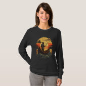 Saltwater Fishing Trip Fisherman Fishing On Sunset T-shirt (Voorkant volledig)