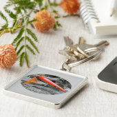 Saltwater Lure Popper Firebird Coordinated Items Sleutelhanger (Zijkant)