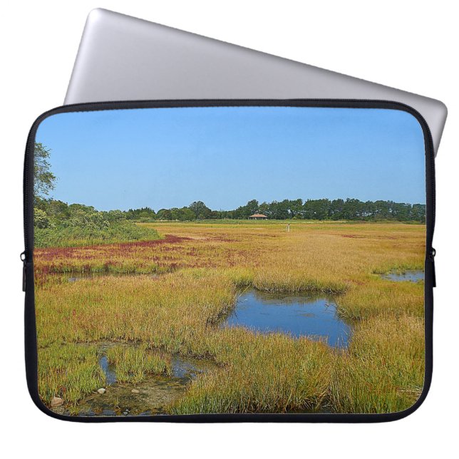 Saltwater Marsh-laptophoes Laptop Sleeve (Voorkant)