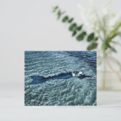 Saltwater Mermaid Briefkaart (Staand voorkant)