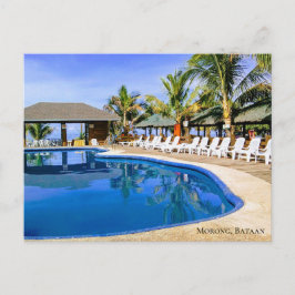Saltwater Pool Beach Resort Morong, Bataan Briefkaart