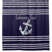Saltwater Soul Kust Douchegordijn (Voorkant)