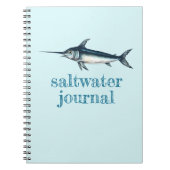 Saltwater Vissen Journal Notitieboek (Voorkant)