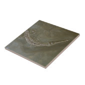 Saltwaterkrokodil Fossil Steneosaurus bollensis Tegeltje (Zijkant)