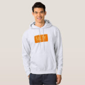 Salty 1969 - Retro Florida License Plate Graphic Hoodie (Voorkant volledig)