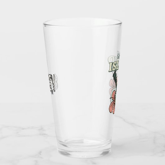 Salty AF Island Muziek Glas (Rechts)