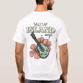 Salty AF Island Muziek T-shirt (Achterkant)